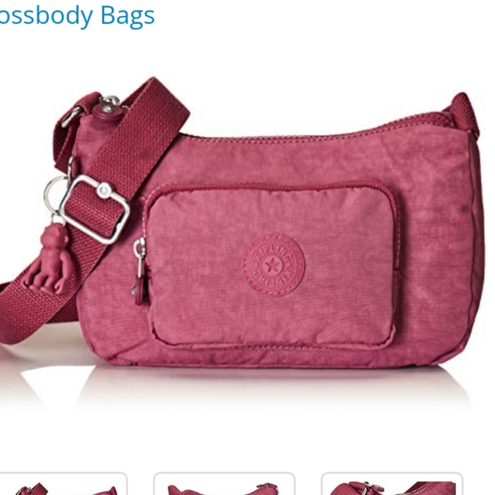 Kipling Samara Fig Purple Crossbody Bag NWT